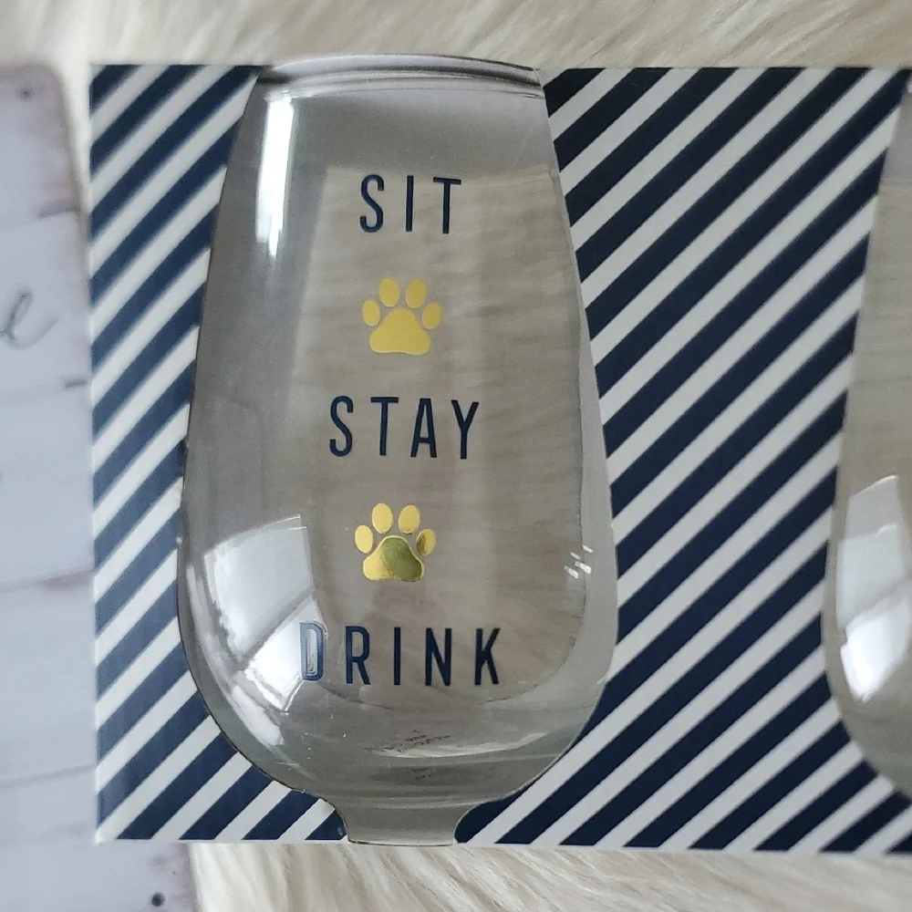 NEW Dog-Themed Wine Glass Set And Decor